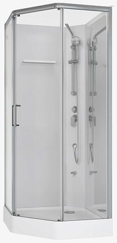 Приобрести aquanet душевая кабина passion p 2.0 90x90 см, прозрачное стекло