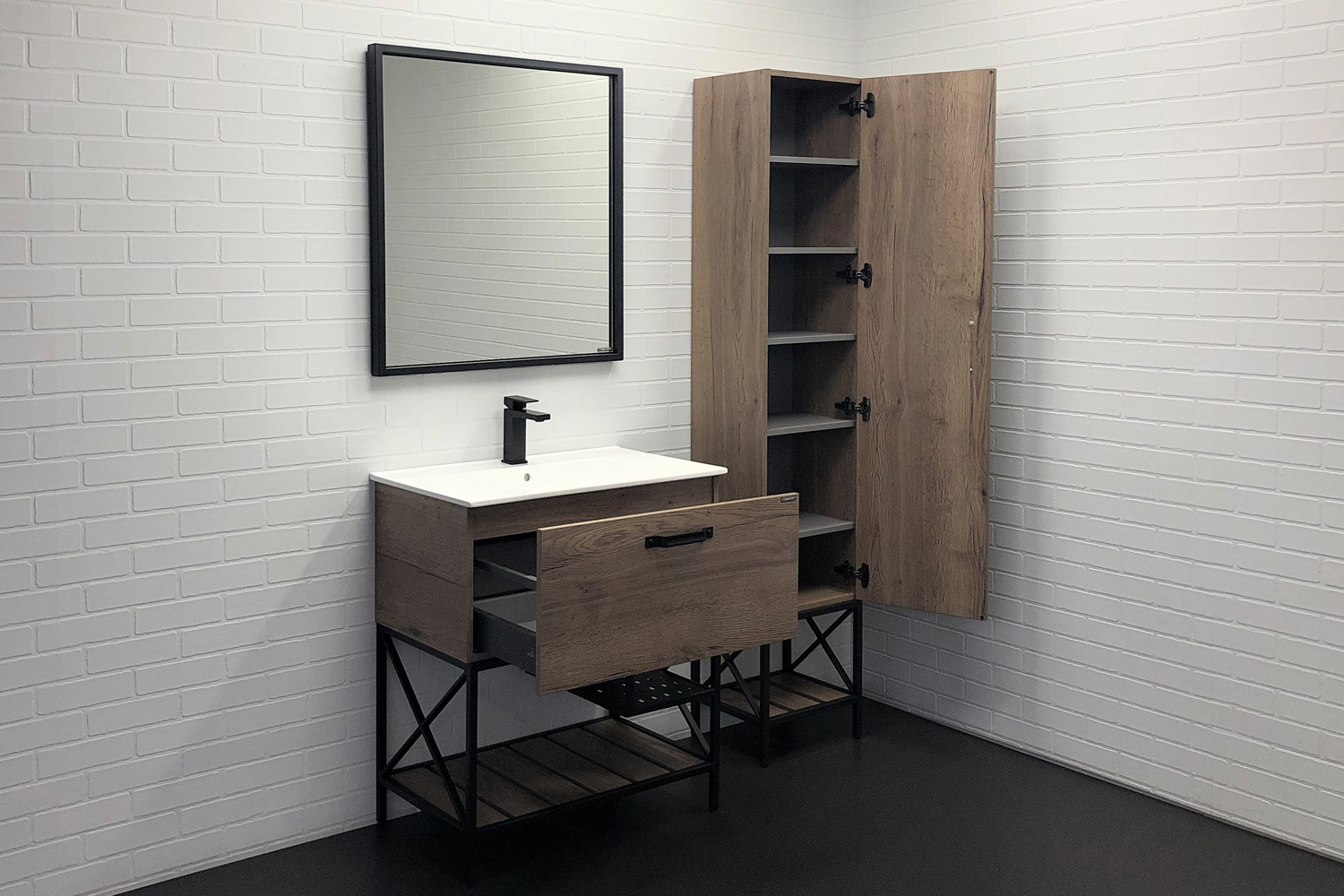 Приобрести сomforty зеркало "бредфорд-75" черное