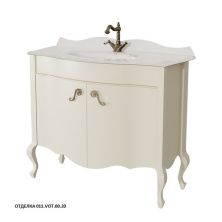 Caprigo Тумба с раковиной BOURGET 100 см, слоновая кость, эмаль