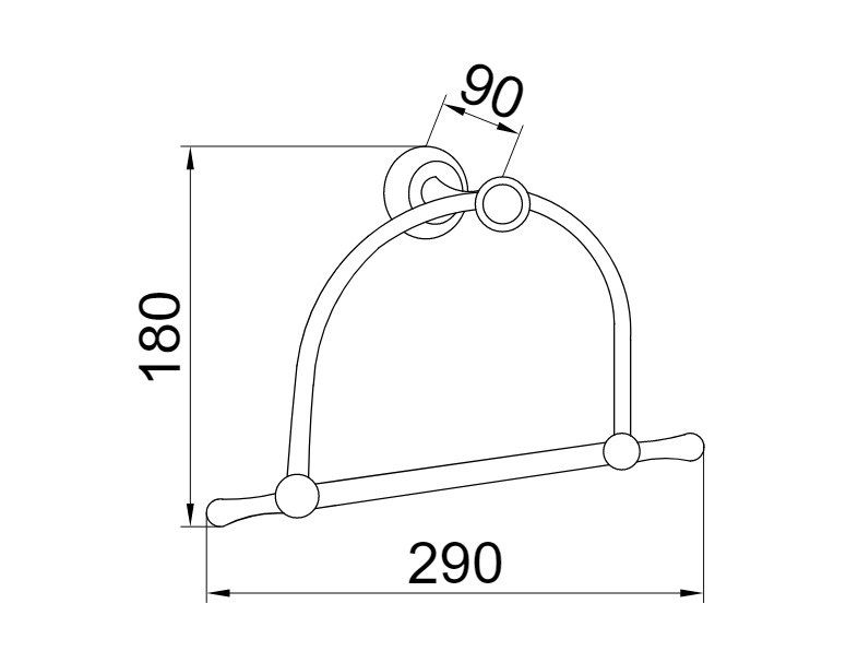 Приобрести boheme полотенцедержатель chiaro, золото\кристаллы 10505