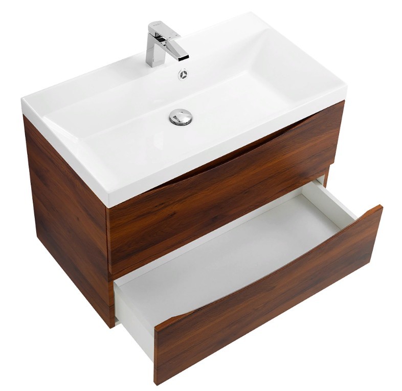 Приобрести тумба подвесная с раковиной belbagno marino-800-2c-so-rc-p 80 см, rovere ciliegio