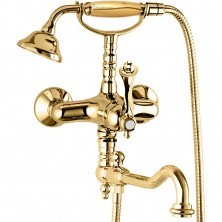 CEZARES Смеситель для ванны и душа MARGOT, золото MARGOT-VDFM2-03/24-M