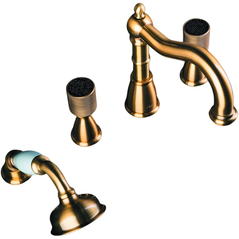 Приобрести boheme смеситель для ванны royale cristal, врезной, бронза\кристаллы 391-royal/crst black