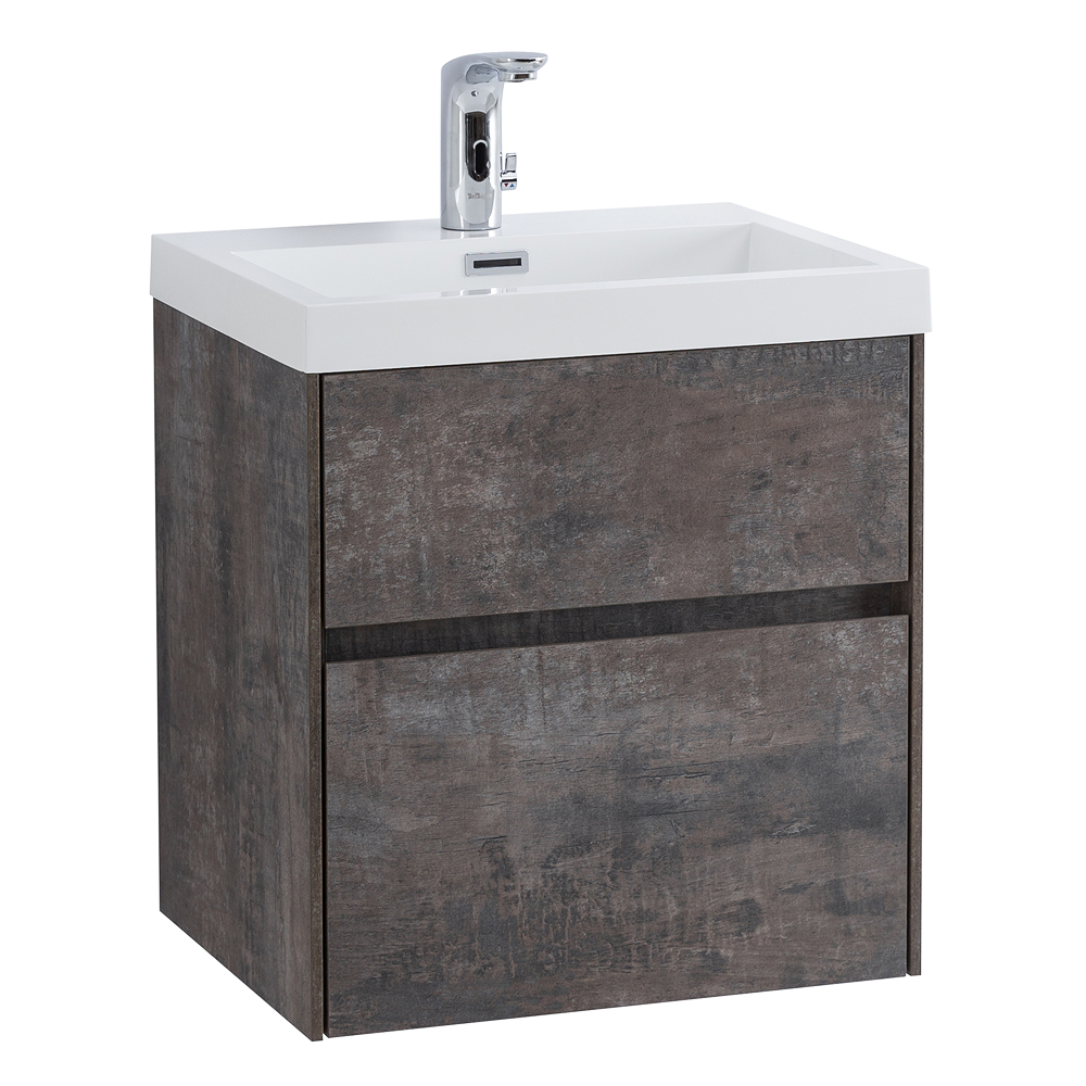 Приобрести belbagno тумба с раковиной pietra mini 50 см, подвесная 50as stone, белая раковина