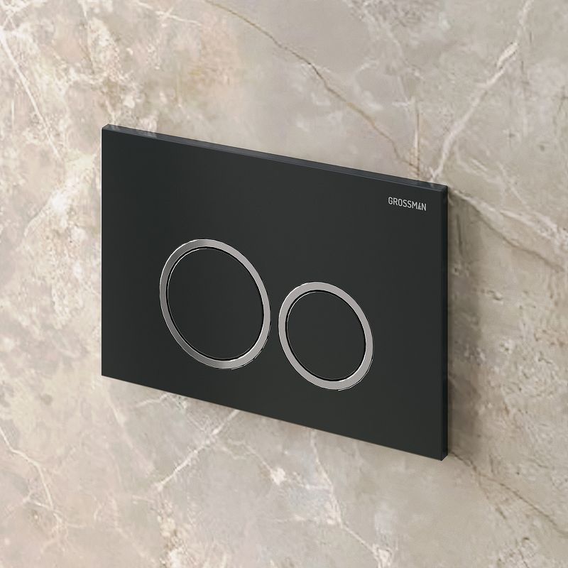 Приобрести grossman клавиша смыва galaxy, черный матовый \хром 700.k31.01.210.210