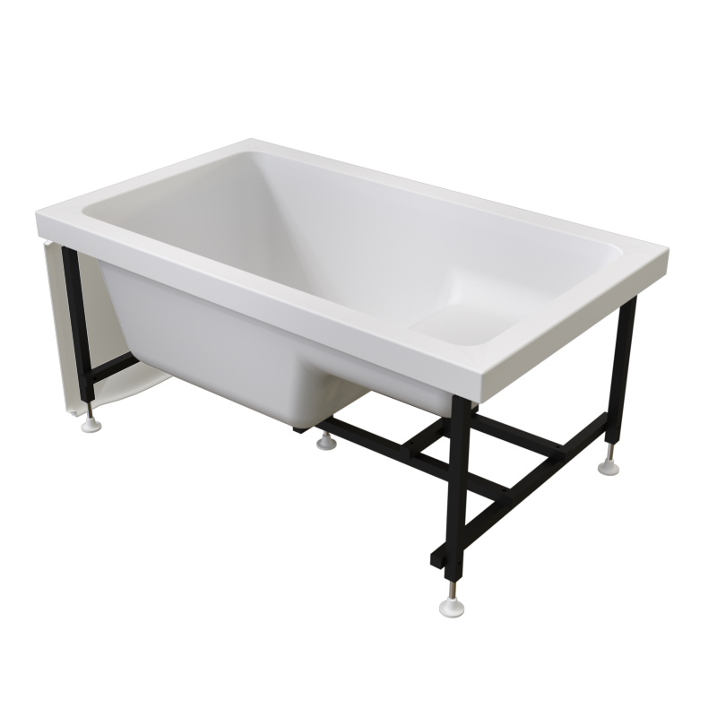 Приобрести акриловая ванна радомир джоанна 1200x700 см ( комплект каркас и слив )