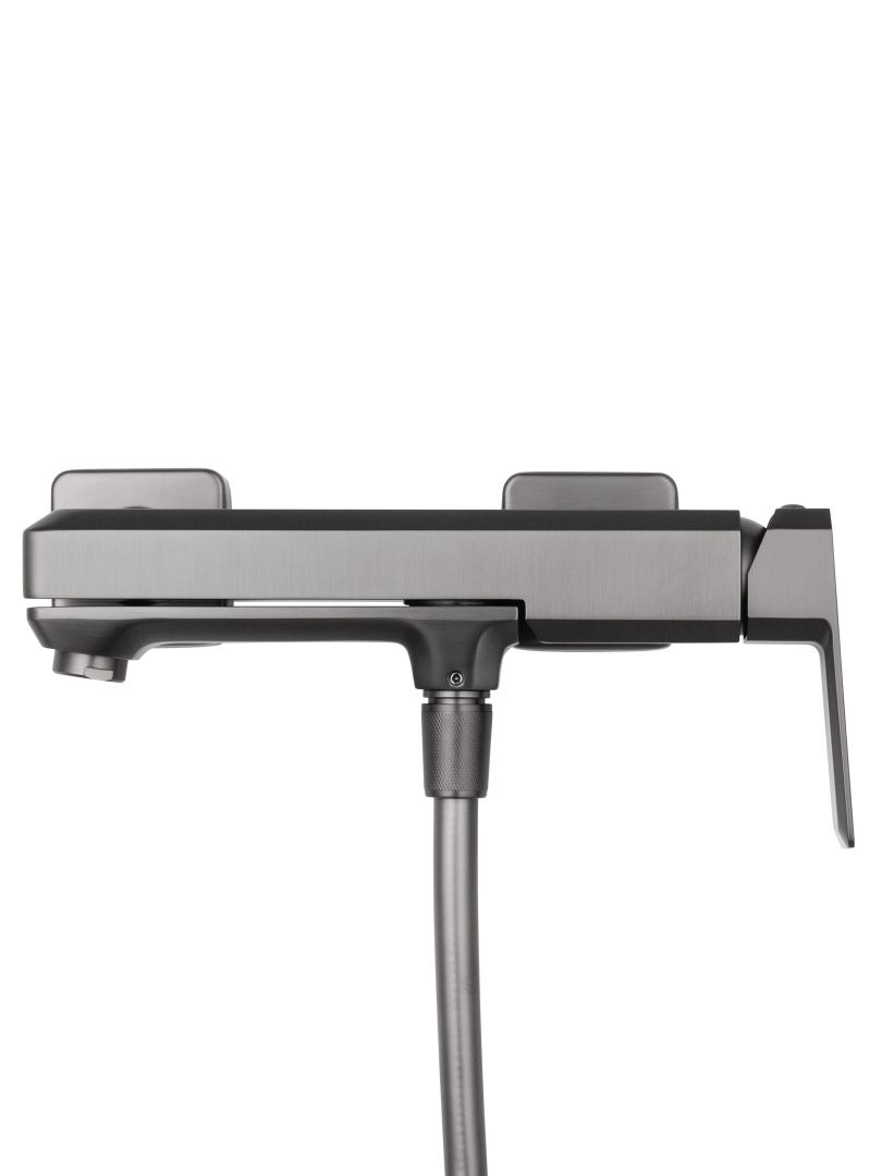 Приобрести смеситель для ванны с душем wonzon & woghand diamond, темный графит (ww-88639011-bgm)