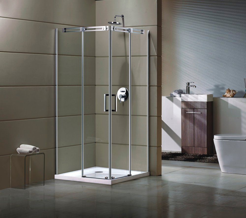 Приобрести grossman душевое ограждение galaxy 100х100 см, квадратное, хром\ прозрачное gr-3100