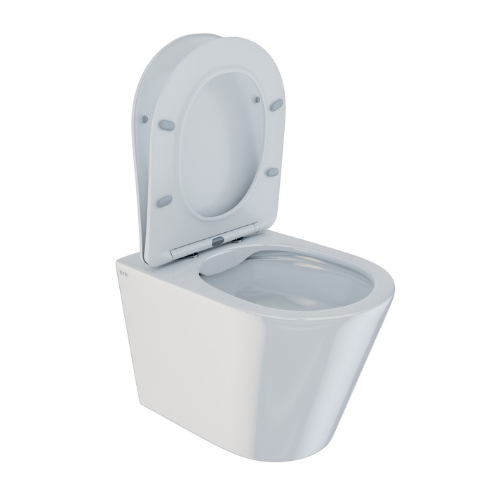 Приобрести iddis унитаз подвесной безободковый calipso, с тонкой крышкой микролифт, calrdsei25