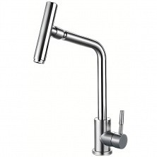 HAIBA Смеситель для кухни 412мм, нержавеющая сталь HB-73304-1