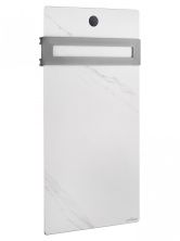 Полотенцесушитель электрический с каменной плитой Белый мрамор WONZON & WOGHAND STUTTGART, Темный графит (WW-A501-GM)