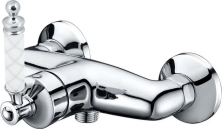 Boheme Смеситель для душа Vogue, хром\белый матовый 224-MR-W