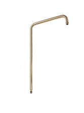 Удлиненная круглая трубка для душевых систем WONZON & WOGHAND, Брашированное золото (WW-LY002-BG)