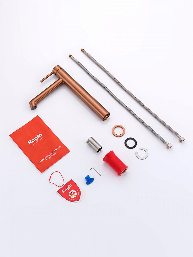 Приобрести raglo высокий смеситель для раковины, медь r20.15.33