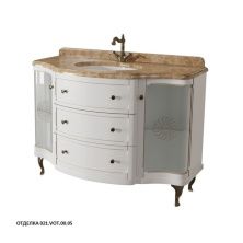 Caprigo Тумба с раковиной IMPERIO 120 см, голубая, эмаль