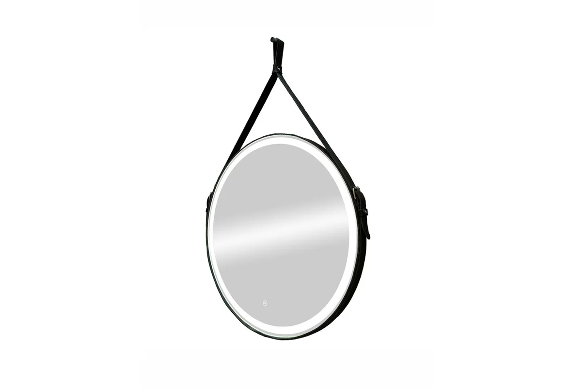 Приобрести continent зеркало с подсветкой millenium brown 65х65 см, черное