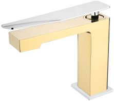 Boheme Смеситель для раковины Q, золото\хром 141-GCR.2