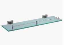Gappo Полка для ванной комнаты G1707, стеклянная\сатин 92559