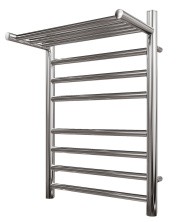 Полотенцесушитель электрический Point 400х600 Аврора с полкой П7, хром PN10146SPE