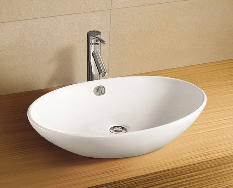 Приобрести раковина накладная azario 62х41 см, белая матовая