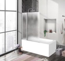 BelBagno Штора на ванну 100 см UNO-V-11-100/150-CH-CR