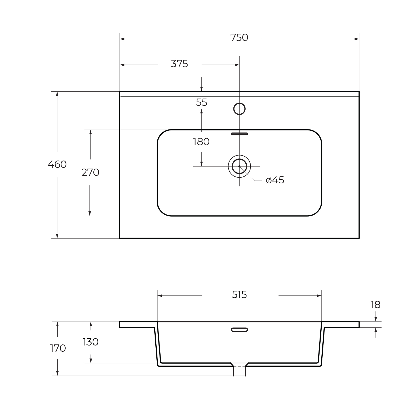 Приобрести cezares тумба подвесная с раковиной tiffany 75 nero grafite, темный графит 54949