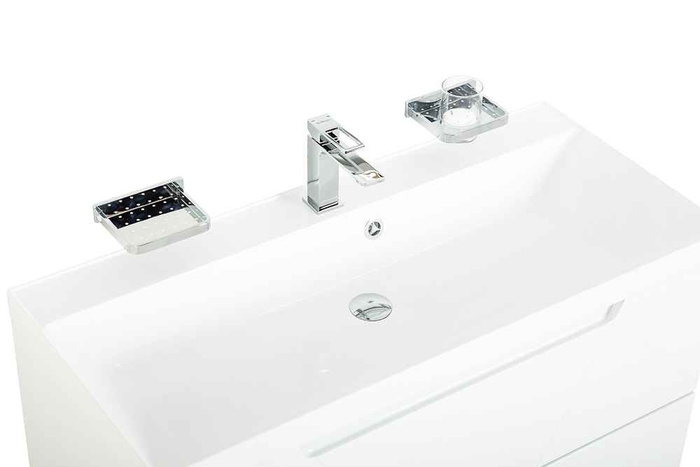 Приобрести belbagno тумба с раковиной vittoria 90 см, подвесная bianco lucido-p, белая раковина