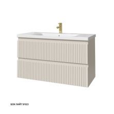 Caprigo Тумба с раковиной FORTE STRIPE 100 см, светло бежевая