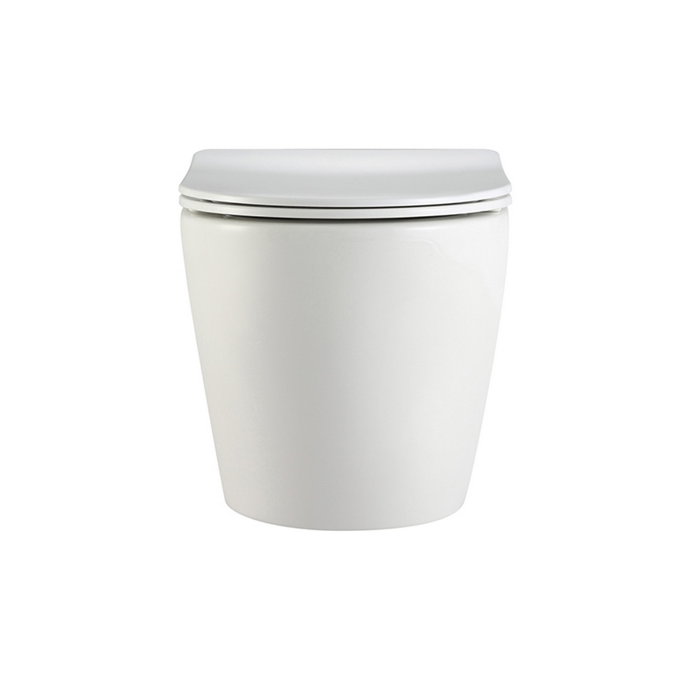 Приобрести triton подвесной унитаз verso 1832 tornado, безободковый с тонким сиденьем, микролифт