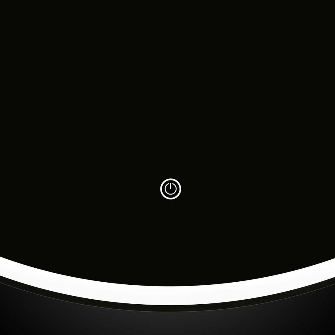 Приобрести vincea зеркало 80х80 см, с led подсветкой, сенсор, диммер vlm-3de800