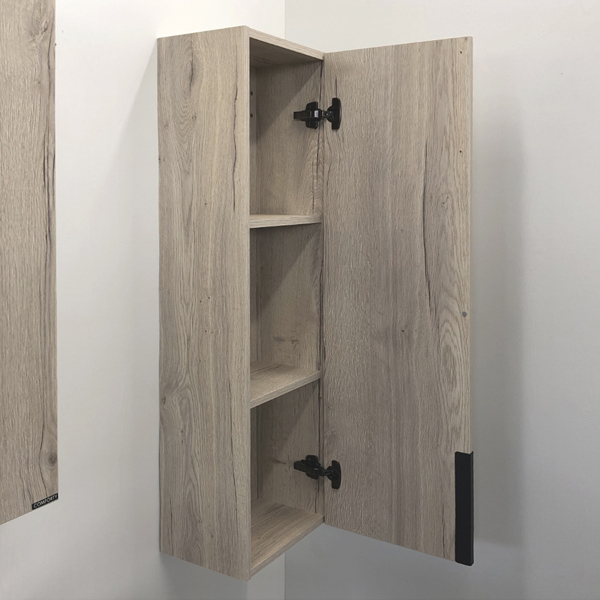 Приобрести сomforty шкаф подвесной бонн 35 графит/дуб дымчатый