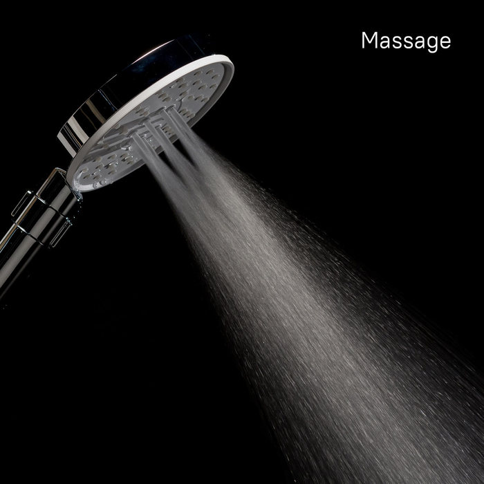 Приобрести iddis душевая лейка swipe 3f, 256мм, трехрежимная, хром swi3f00i18