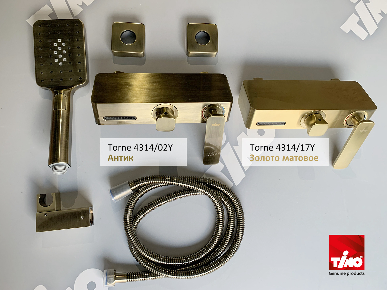 Приобрести смеситель для ванны с душем timo torne 4314/02y антик