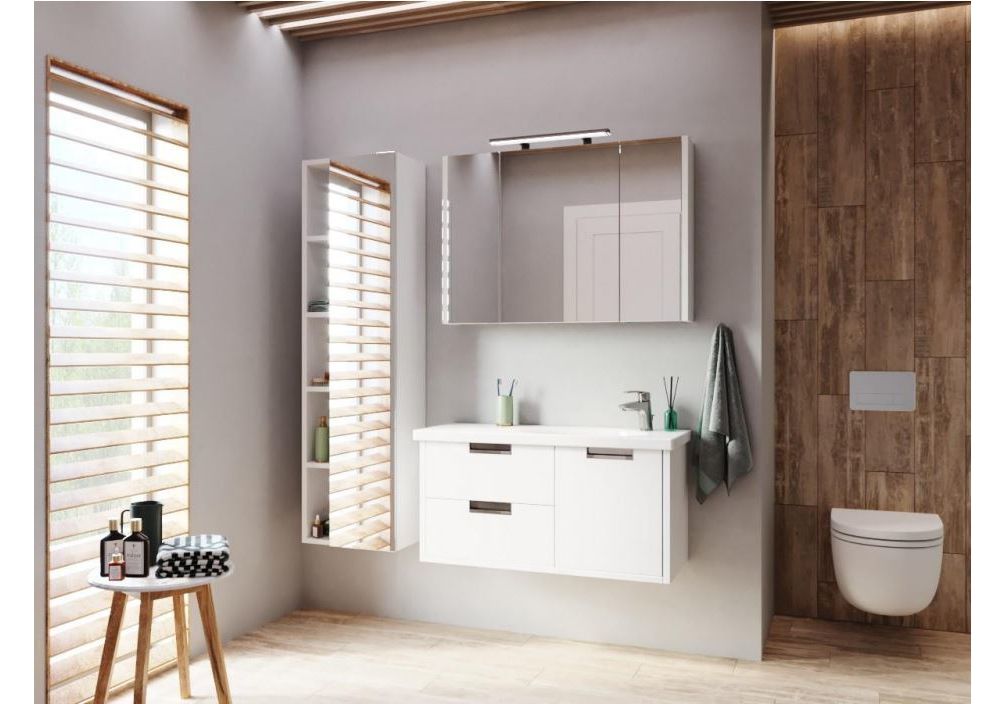 Приобрести тумба подвесная roca etna с раковиной 80 см, белый 7.8573.0.180.6; 7.3270.0.a00.0