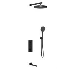 Vincea Встраиваемая душевая система с термостатом, черная матовая VSFW-432T1MB