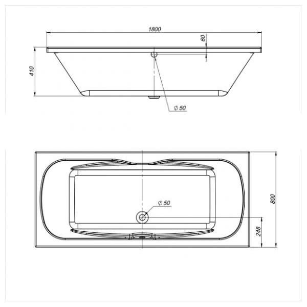 Приобрести mirsant ванна акриловая sole aura lumia ( с подсветкой ) 180*80 см, белая, ут000034878