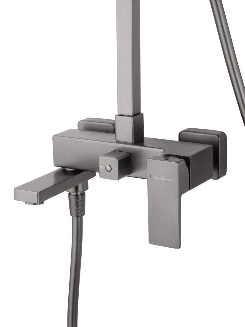 Приобрести душевая система wonzon & woghand cube 2.0, темный графит (ww-88047068-bgm)