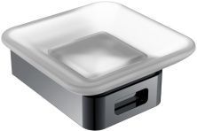 Boheme Мыльница Q, черный хром 10943-SGM