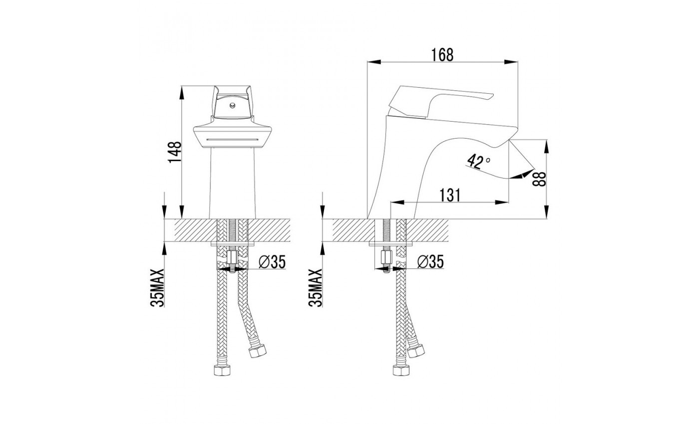 Приобрести lemark смеситель для раковины unit, хром lm4546c