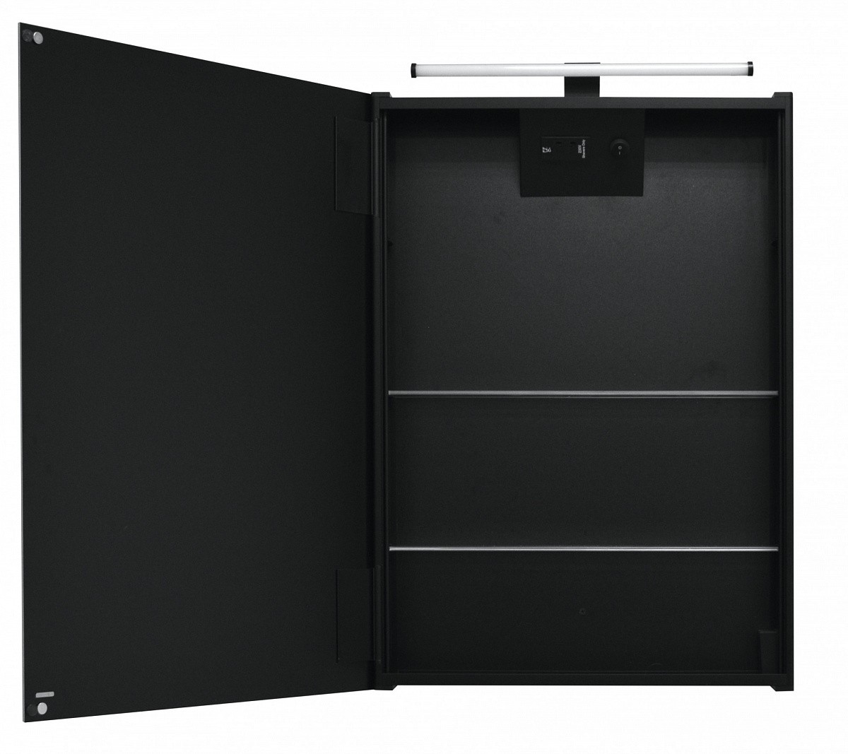 Приобрести azario зеркало-шкаф 50х70 см. алюминиевый корпус, с подсветкой, сенсорный вкл. диммер, белый az-zc-022cs