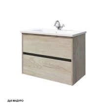 Caprigo Тумба с раковиной SEATTLE 80 см, дуб мадуро, экошпон