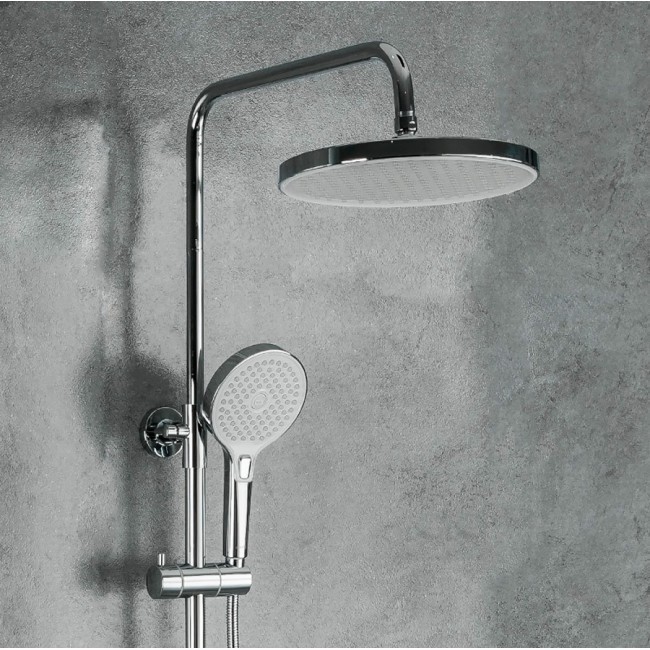 Приобрести gappo душевая система g2403-8 с изливом, белый\хром 35949