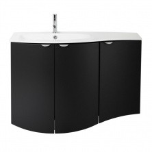 CEZARES Тумба подвесная с раковиной RIALTO 104х65см, графит