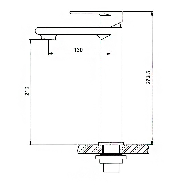 Приобрести gappo смеситель для раковины g1099-22, высокий, нержавеющая сталь 99334