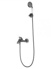 Смеситель для ванны с душем WONZON & WOGHAND STEAM, Темный графит (WW-88639008-BGM)