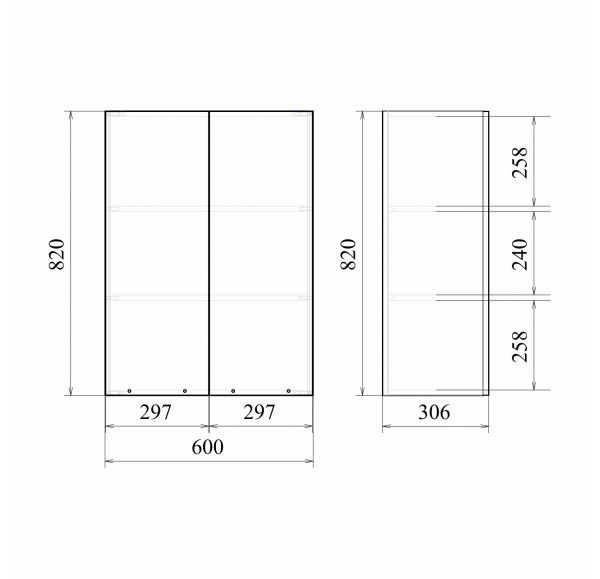 Приобрести mirsant шкаф подвесной камилла 60 см, белый ут000004943