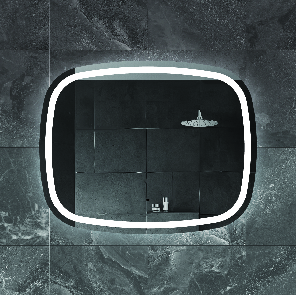 Приобрести cezares зеркало molveno 100х80 см, с подсветкой и датчиком движения czr-spc-molveno-1000-800-mov