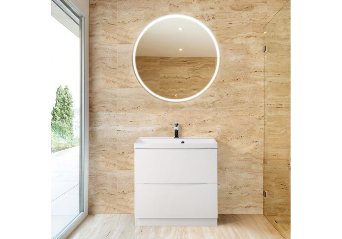 Приобрести тумба напольная с раковиной belbagno marino-600-2c-pia-bl-p 60 см, белый