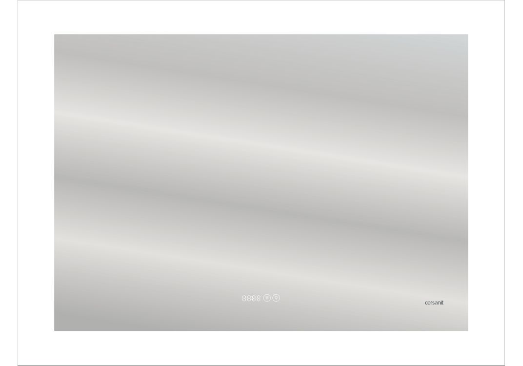 Приобрести зеркало cersanit design pro 060 led 80 см, lu-led060*80-p-os