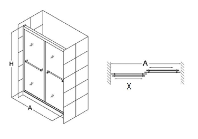 Приобрести душевая дверь rgw to-10 200 см, матовое, 01071020-21